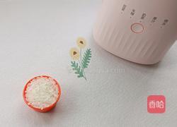 大米黑米米糊的做法图解2