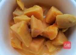 微波炉版红薯花生糕的做法图解4