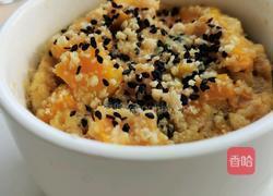 微波炉版红薯花生糕的做法图解10