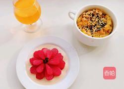 微波炉版红薯花生糕的做法图解11