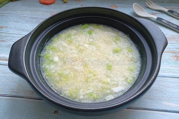 二米白菜砂锅粥