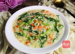 苦菊小米粥的做法图解9