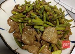 蒜苔炒肉的做法图解14