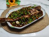 海鲈鱼烧毛豆子