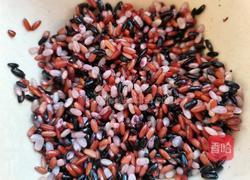 三色糙米团的做法图解2