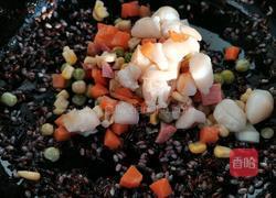 糙米蔬菜贝柱南瓜盅的做法图解6