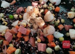 糙米蔬菜贝柱南瓜盅的做法图解7