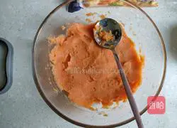 Illustration of how to make sweet potato and glutinous rice balls 4