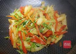 肉皮炒三丝的做法图解12