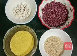 小米糙米红豆粥的做法图解1