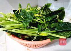 清炒菠菜的做法图解2