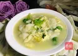 青菜鸡蛋面疙瘩的做法图解9