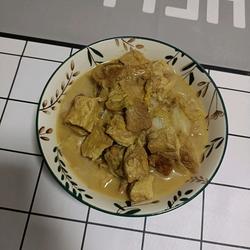 猪肉大白菜炖冻豆腐的做法[图]