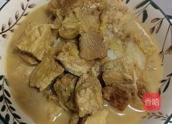 猪肉大白菜炖冻豆腐的做法图解12