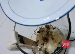 Illustration of how to make white fungus paste 4