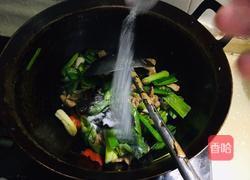 青蒜木耳炒肉片的做法图解7