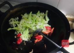 菜花炒肉片的做法图解5