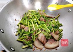 蒜苔猪头肉饭 的做法图解6