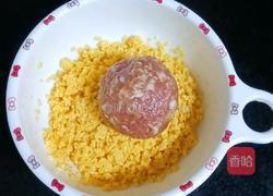 小米鹌鹑蛋蒸肉丸的做法图解6