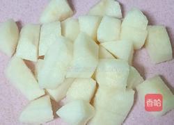 雪梨百合米糊的做法图解3