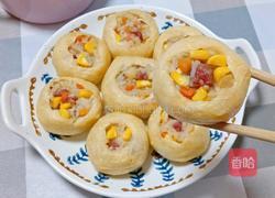 腊肠时蔬米饭包的做法图解14