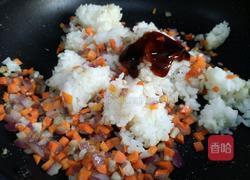 口蘑鸡蛋炒饭的做法图解10