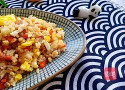 口蘑鸡蛋炒饭的做法图解12