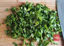 芹菜叶小饼的做法图解2