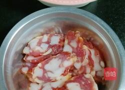腊肠鹌鹑蛋蒸饭的做法图解4
