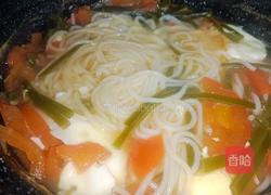鸡蛋番茄汤米粉(无油版)的做法图解10