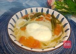 鸡蛋番茄汤米粉(无油版)的做法图解11