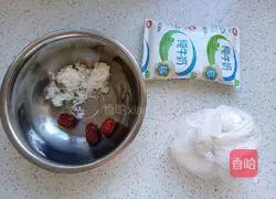 Illustration of how to make rice, red dates and glutinous rice cakes 2