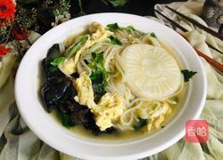 木耳芹菜汤面的做法图解9