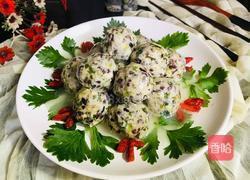 黑米豆腐丸的做法图解12