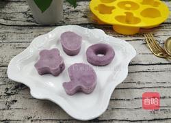 糯叽叽的紫薯米糕的做法图解9