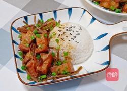 茶树菇红烧肉盖饭的做法图解12