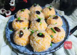 芝士红薯珍珠丸子的做法图解11