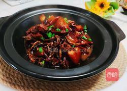 五花肉烧豇豆干的做法图解8