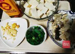 Illustration of how to make swimming crab tofu soup 1