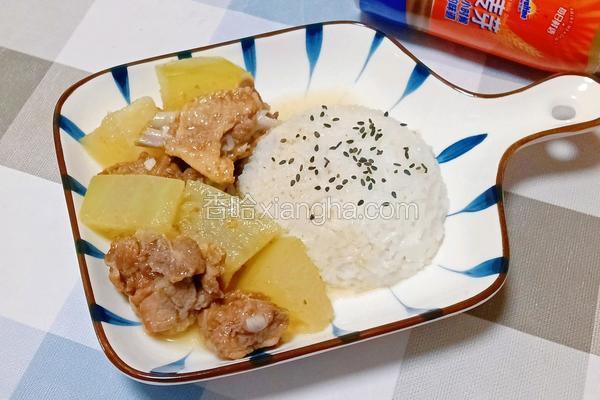 冬瓜鸭肉盖饭