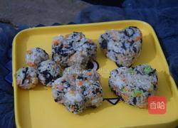 海苔肉松饭团的做法图解13