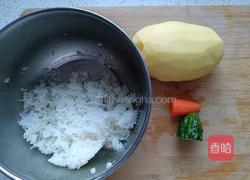土豆米饭饼的做法图解2