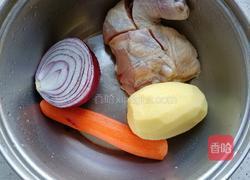 鸡腿咖喱饭的做法图解2