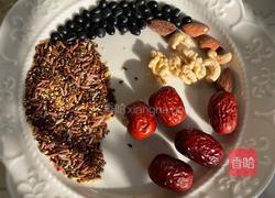 黑豆坚果米糊的做法图解1