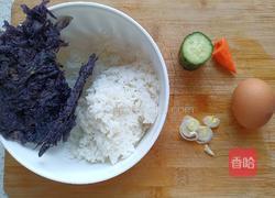 海苔炒饭的做法图解2