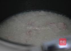 菜心瘦肉粥的做法图解5