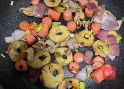 洋葱淀粉肠盖饭的做法图解5