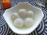 大米黑芝麻汤圆