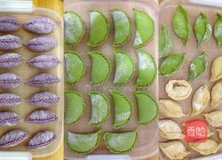 猪肉萝卜馅三色饺子的做法图解12