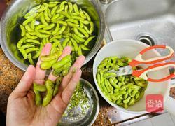 五香盐水毛豆的做法图解3